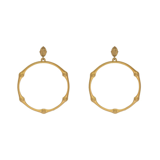 Cabinet | Bamboo Beaded Shell Earrings