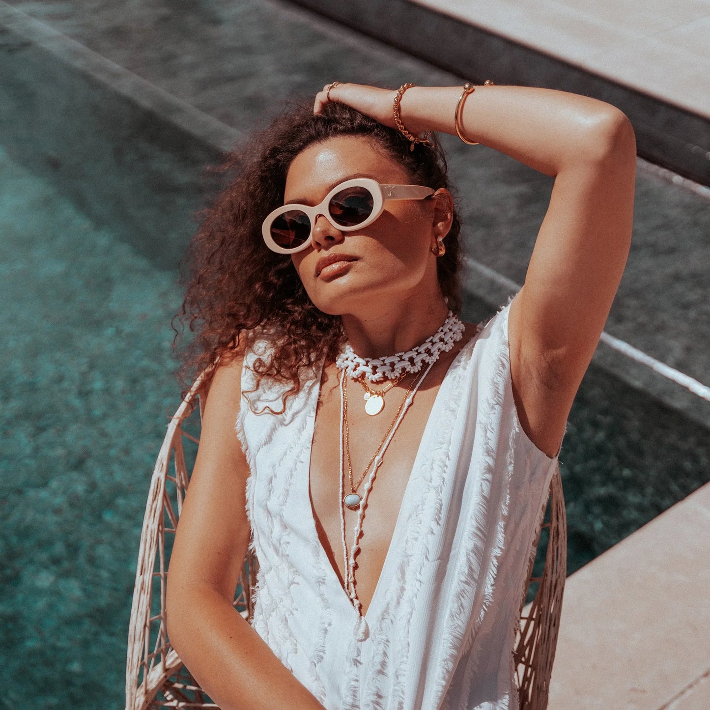 Cabinet | Kawai Hoop Earring Pearl