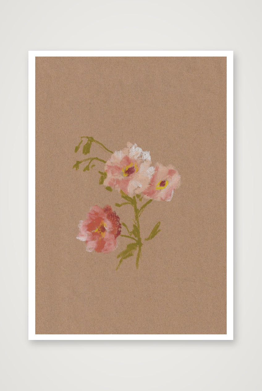 Rose Trio — 15×21cm, 6×8" Print only
